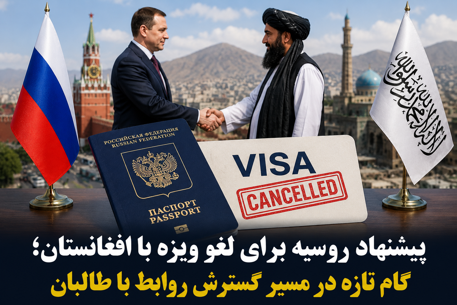 Russia Proposes Visa-Free Travel with Afghanistan; A New Step Toward Expanding Relations with the Taliban