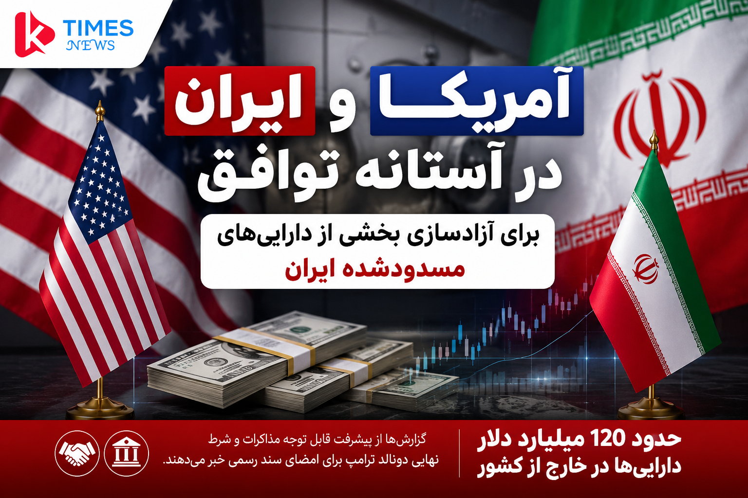 * تهران و واشنگتن به توافق مالی نزدیک می‌شوند*