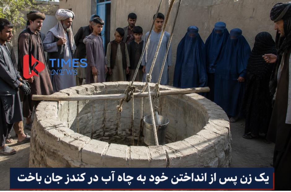 یک زن پس از سقوط به چاه آب در کندز جان باخت